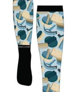 Dreamers & Schemers Boot Sock - Pony Brushes