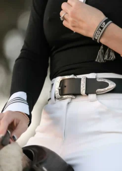 Milton Menasco Wild West Belt - BLACK