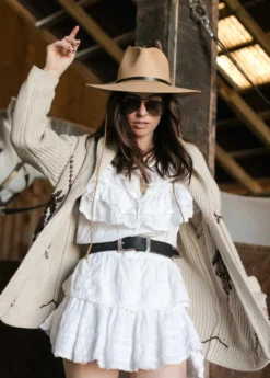 Milton Menasco Wild West Belt - BLACK -Lemieux Store Belt Img 3