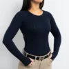 TKEQ Kennedy Seamless Long Sleeve - CLASSIC NAVY