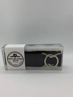 Bedford Jones Belt - Purple With Silver Swizzle 1.5"