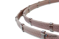 Signature By Antares Raised Fancy Rubber Reins With 7 Leather Loops -Lemieux Store SIGOB REN2 PIC 2020 02