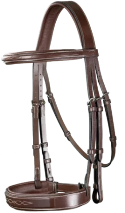 Dy'on US Hunter Collection Wide Padded Noseband Hunter Bridle