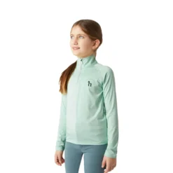 Horze Lola Kids Long Sleeve Half Zip Top