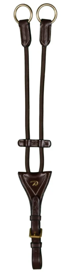 Dy'on D Collection Elastic Running Martingale Attachment -Lemieux Store fourchette de martingale a anneaux elastique brun full d collection 1