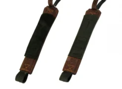 FreeJump ProGrip Stirrup Leathers-Havana -Lemieux Store freejump pro grip leathers brown single strap inside part with grip or with leatherlow res 700x513 1