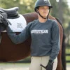 TKEQ "EQUESTRIAN ATHLETICS" Sweatshirt - Nickel