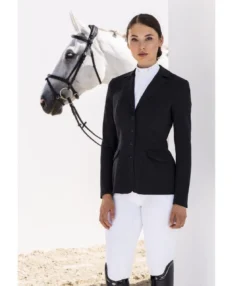 Pikeur Isalie Show Jacket -Lemieux Store isalie jacket black front rider pikeur 16725