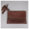 Signature By Antares London Zippered Clutch With Tassle - 2 Colours