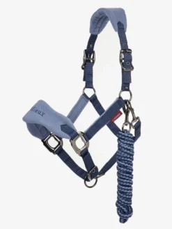 LeMieux Vogue PONY Headcollar And Leadrope - INDIGO