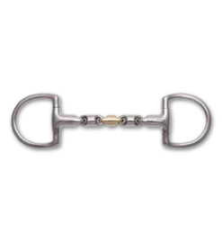 Stubben Steeltec Waterford Dee Ring Snaffle Bit