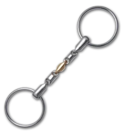 Stubben Steeltec Waterford Loose Ring Snaffle Bit