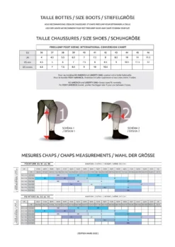FreeJump Liberty One Plus UNISEX Tall Boot -Lemieux Store tableausizesshoeschapsbootsFJ2022 1