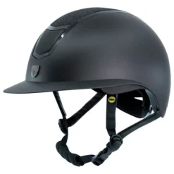 Tipperary Devon Helmet With MIPS, Wide Brim - Matte Or Sparkle Top -Lemieux Store tipperary devon wide brim sparkle black mips helmet 85480ed4 625e 4207 981e 3d4dfb8958cb