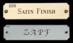 Classic Plate, Plate #205 And #207